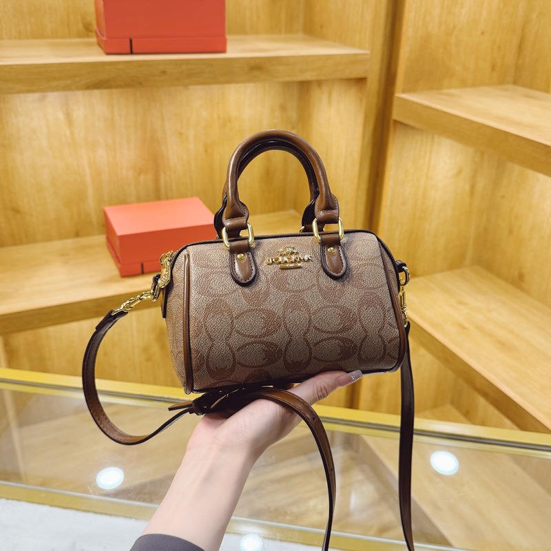 Luxury Bags Coach - 2026 New Classic Retro Boston Bag