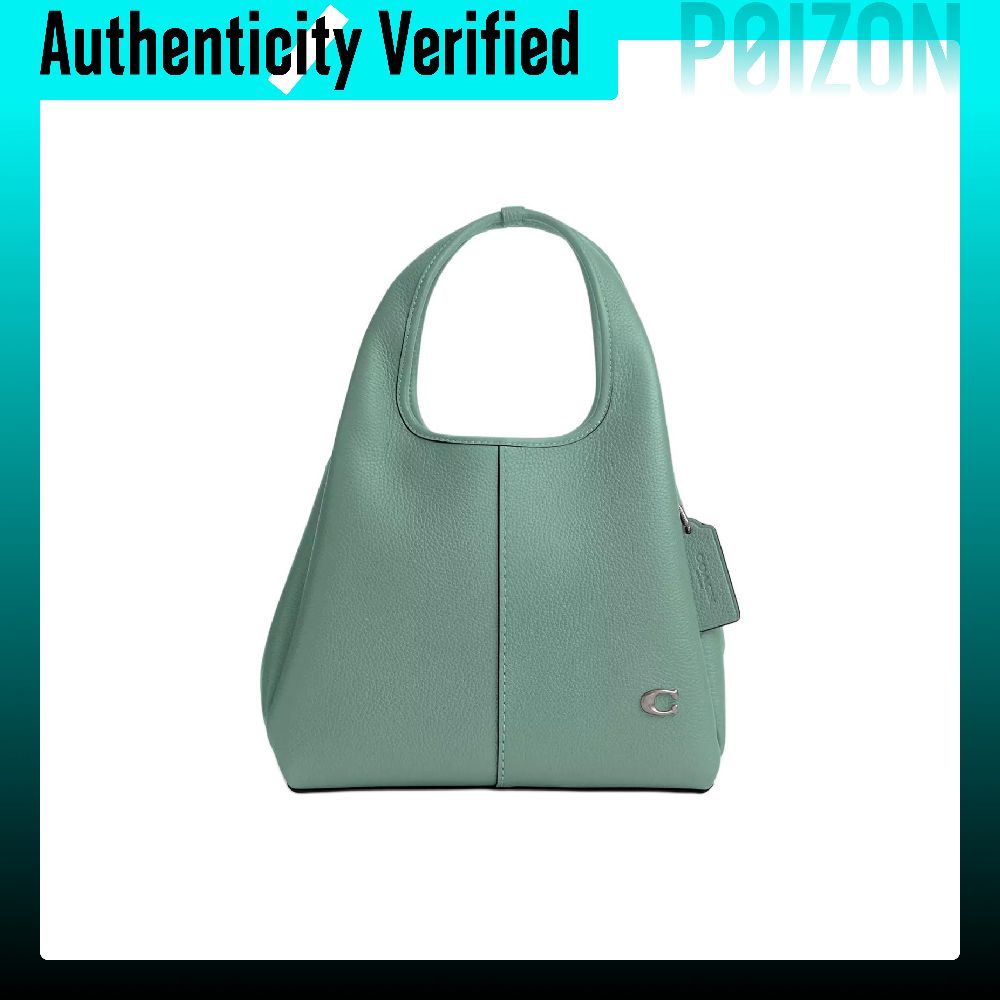 Luxury Bags Coach - COACH Lana Polished Pebbled Leather Handbag,