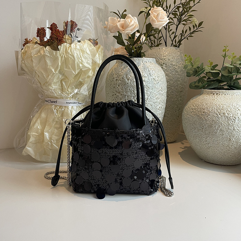 Light Luxury Sequins Bucket Ha - Luxury Bags News 评论和价格