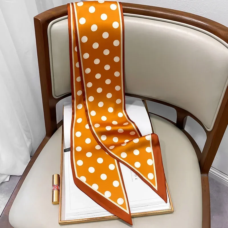 Design Print Skinny Scarf Plai - Luxury Bags Women Brands 评论和价格