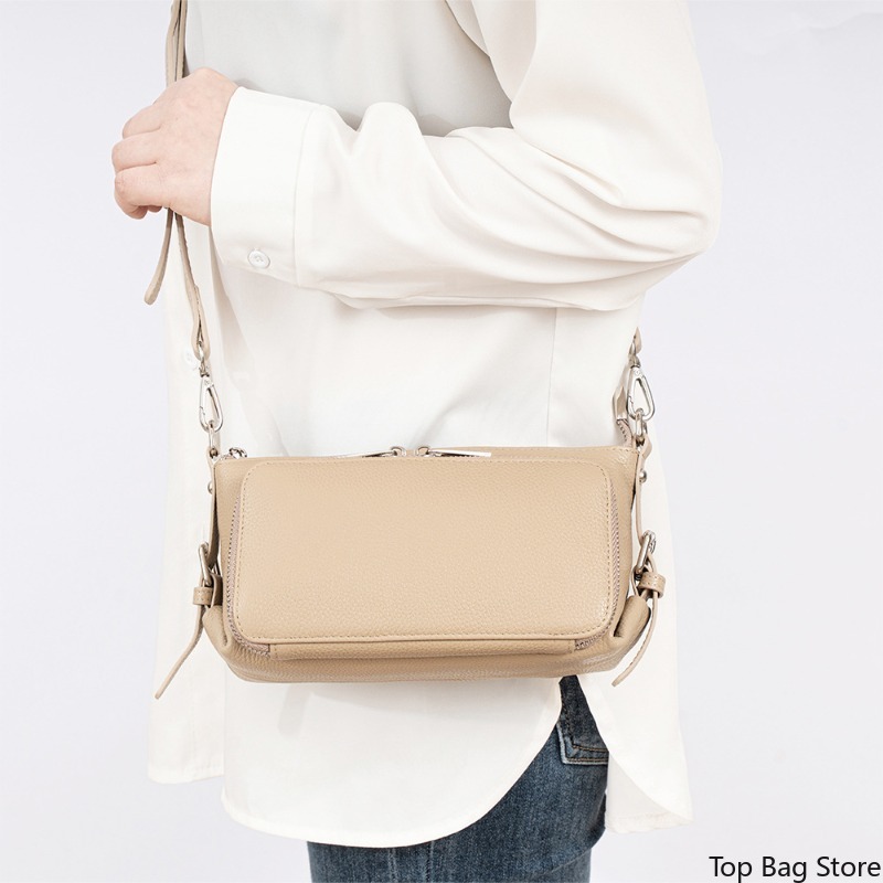 Genuine Leather Hobo Bag for W - Quiet Luxury Bags Crossbody 评论和价格