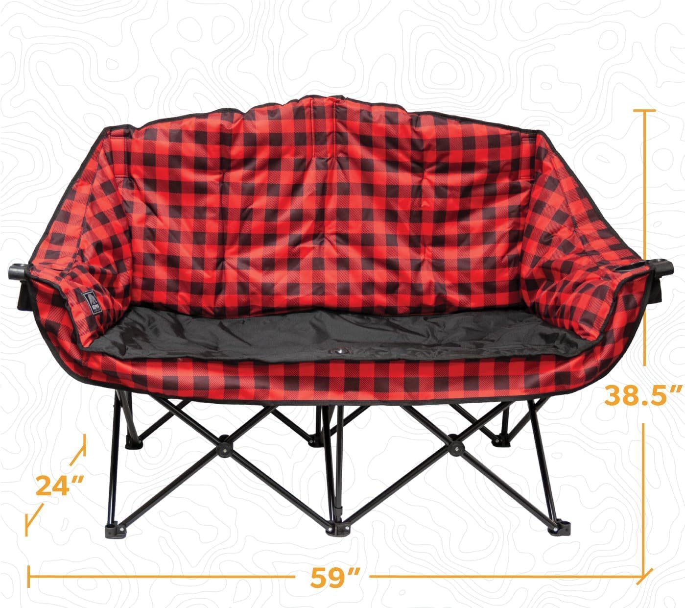 Double Camping Chair With Carr - Luxury Bags Youtube 评论和价格