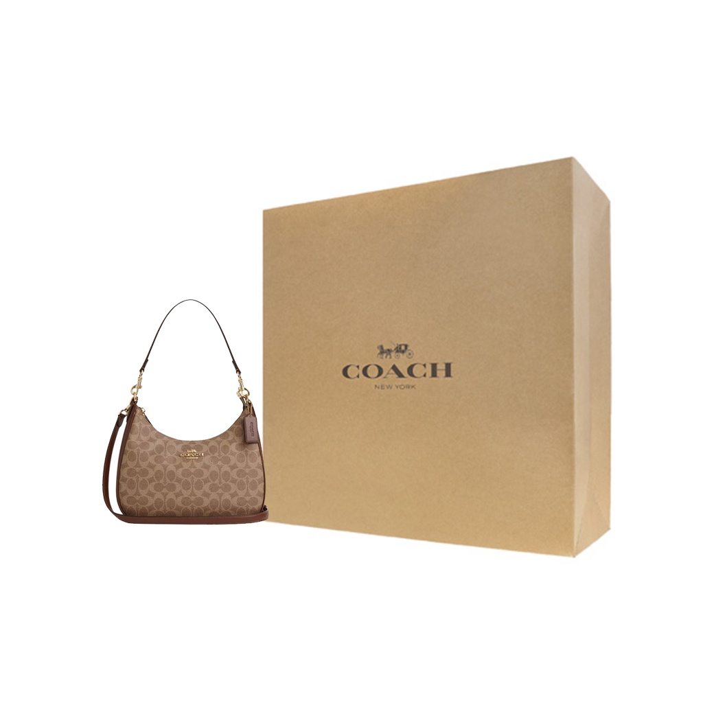 COACH Teri Coated Canvas Cross - Luxury Bags Coach 评论和价格