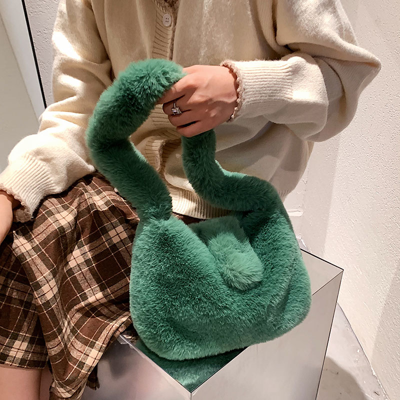 Solid Plush Women’s Bags Soft  - Luxury Bags News 评论和价格