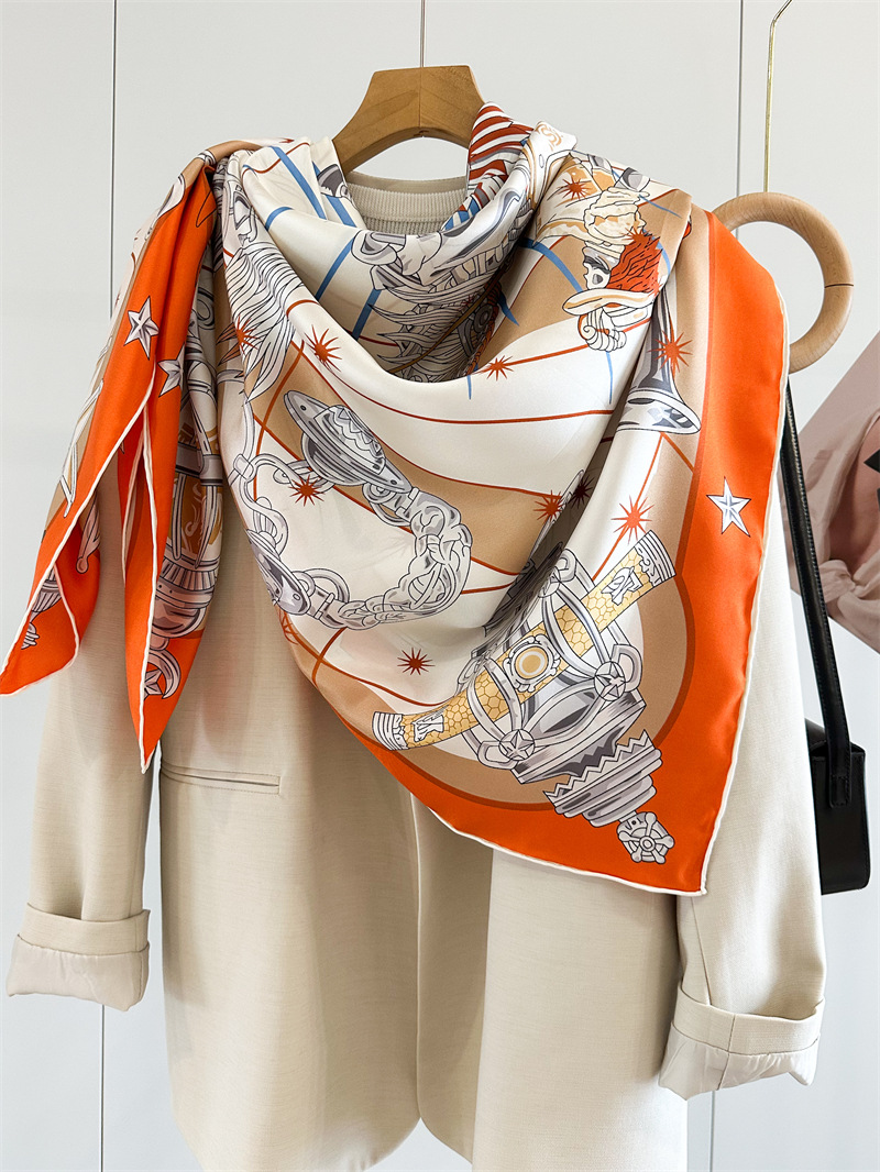 Luxury Brand Scarf Large Silk  - Luxury Bags Women Brands 评论和价格