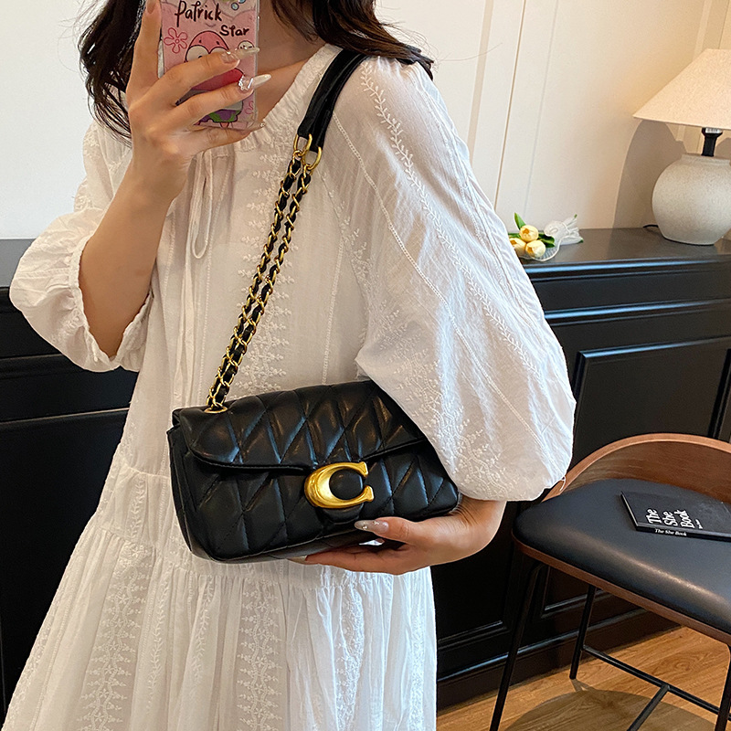 Women Quilted Leather Shoulder - Luxury Bags Coach 评论和价格