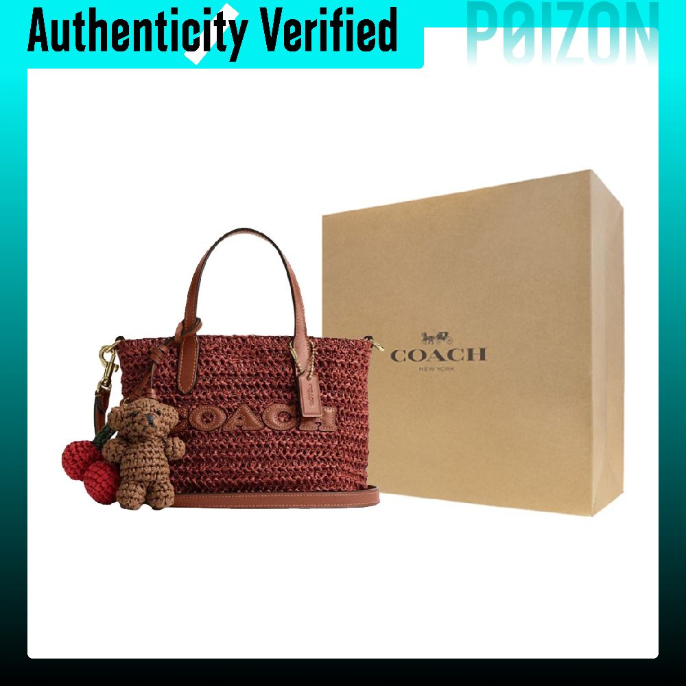 COACH City Straw Woven With Re - Luxury Bags Coach 评论和价格