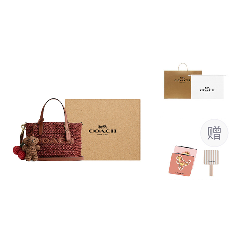 COACH City Straw Woven With Re - Luxury Bags Coach 评论和价格