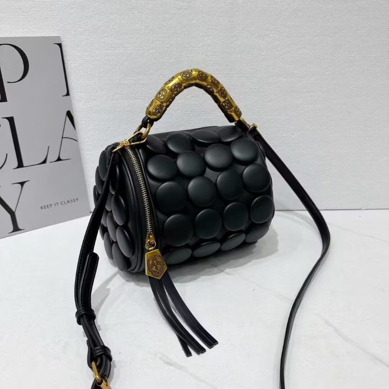 Retro Button Leather Handbags  - Luxury Bags Youtube 评论和价格